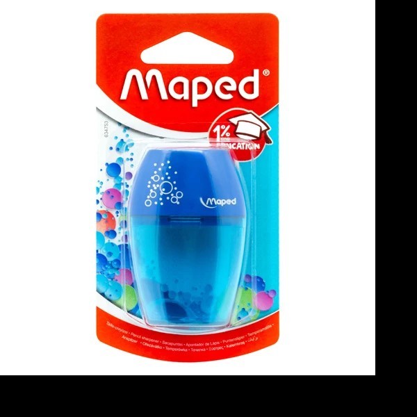 SACAPUNTAS PLAST CDEP SENC. SHAKER ELIP. MAPED BL.C1 C12